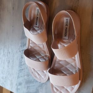 Steve Madden Blush Sandals Size 6